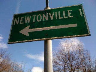 Newtonville sign